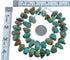 Southwestern Authentic Sterling Silver Turquoise Bead Necklace BX120649
